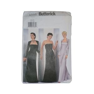 Butterick Sewing Pattern 6533 Misses Petite Shrug & Dress Size 6-10 UNCUT Vtg